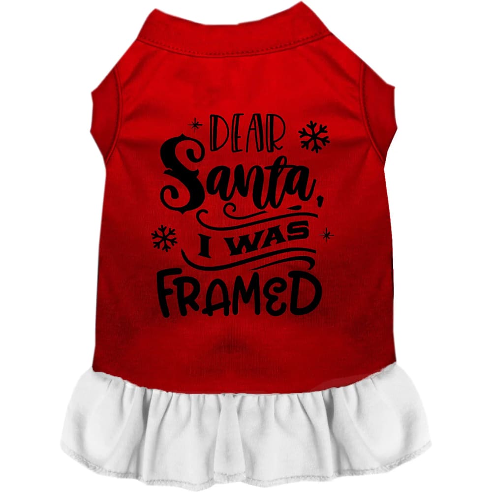 I was Framed! Pet Dress - Screen Print Dog Dresses