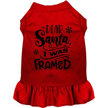 I was Framed! Pet Dress - Screen Print Dog Dresses