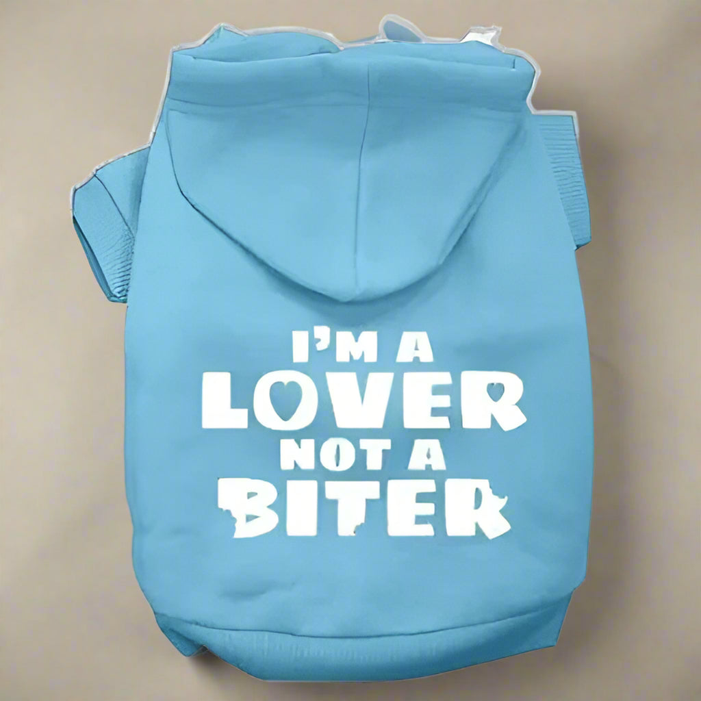 I’m A Lover Not A Biter ed Dog Pet Hoodies - Pet Hoodies