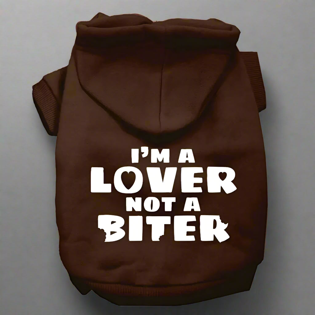 I’m A Lover Not A Biter ed Dog Pet Hoodies - Pet Hoodies