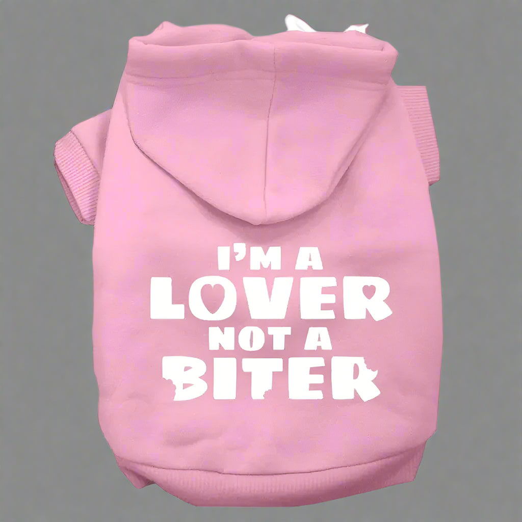 I’m A Lover Not A Biter ed Dog Pet Hoodies - Pet Hoodies