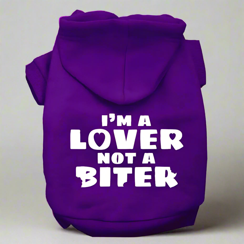 I’m A Lover Not A Biter ed Dog Pet Hoodies - Pet Hoodies