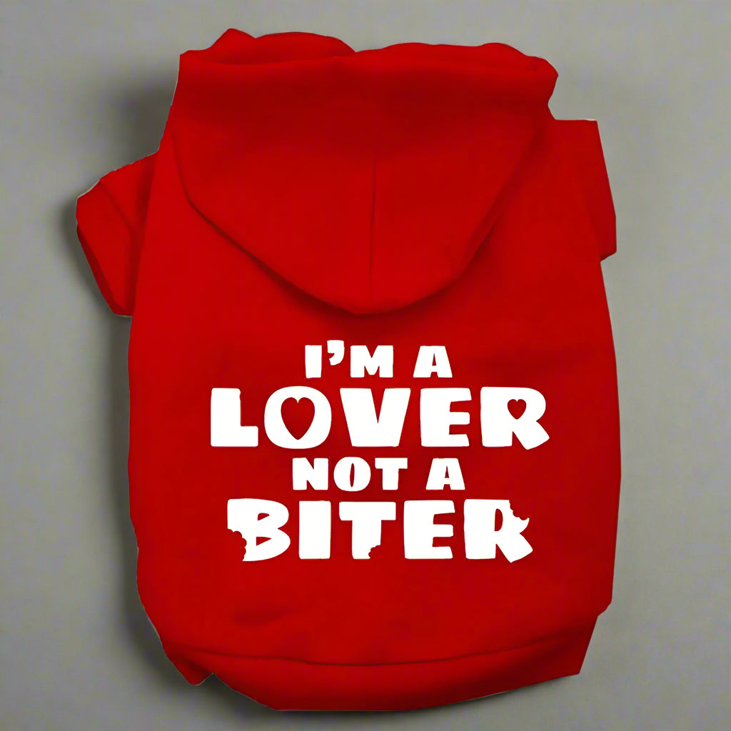 I’m A Lover Not A Biter ed Dog Pet Hoodies - Pet Hoodies