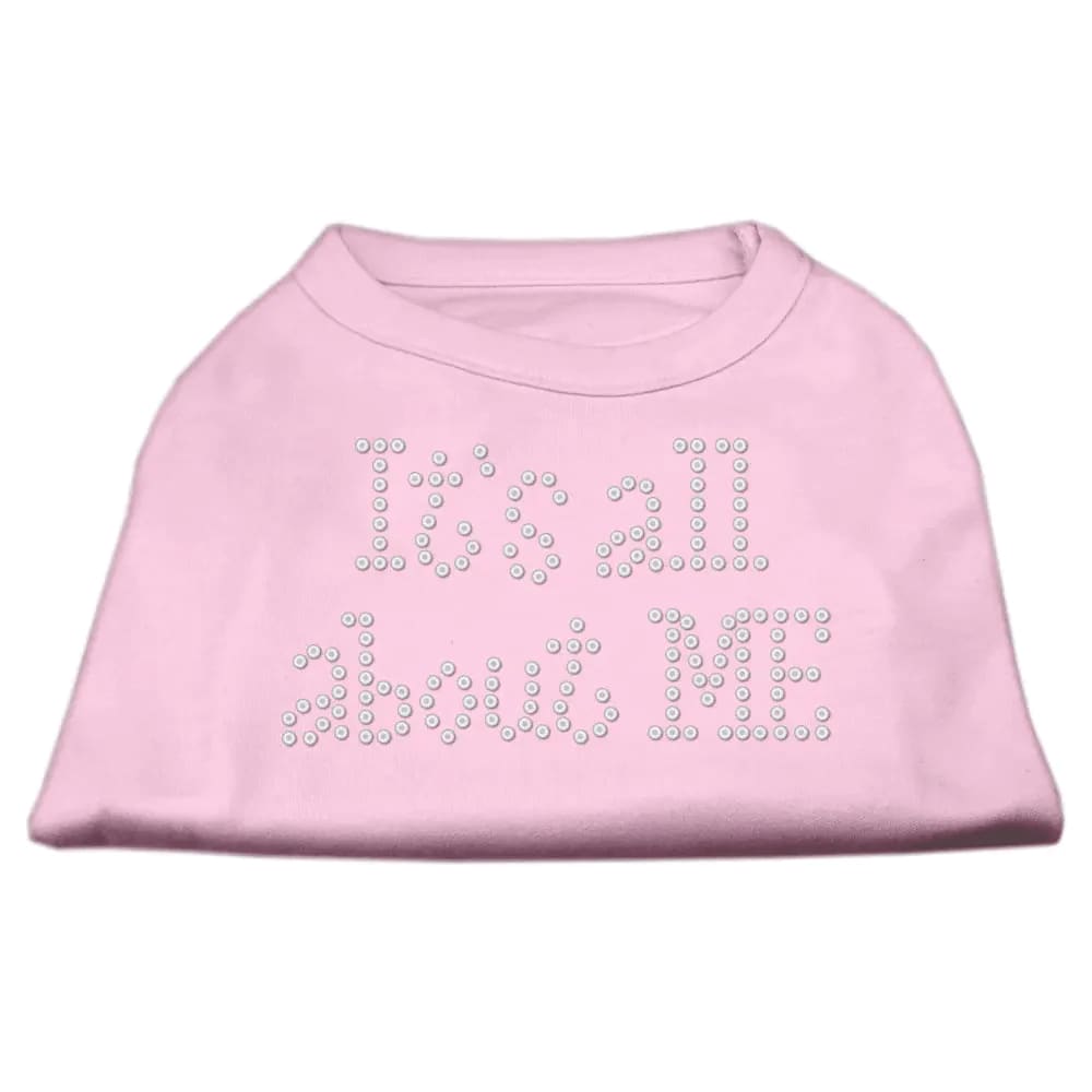 It’s All About Me Rhinestone Dog Shirt - 3-6 Lbs.