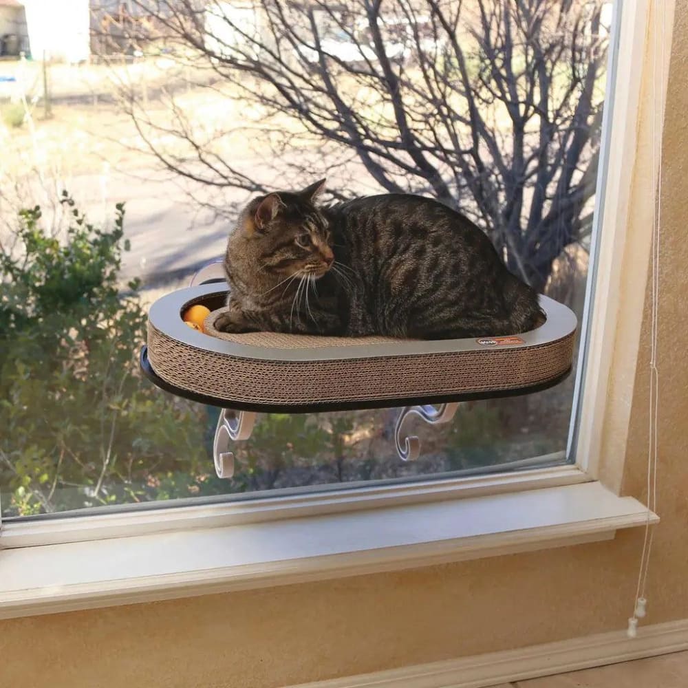 K&H Pet Products Universal Mount Kitty Sill with Cardboard