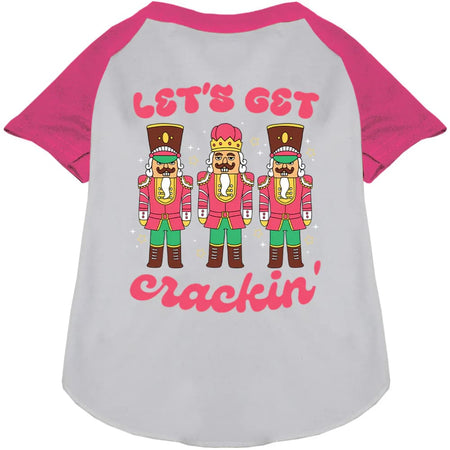 Let’s Get Crackin’ Raglan Pet Shirt - Screen Print Shirts