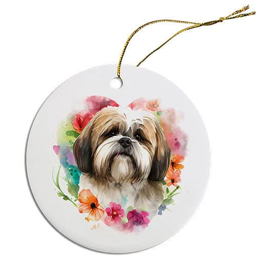 Lhasa Apso Christmas Ornaments - Ornaments