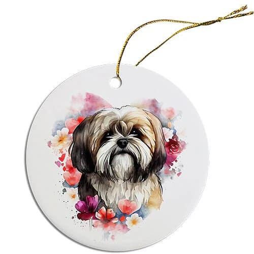 Lhasa Apso Christmas Ornaments - Ornaments