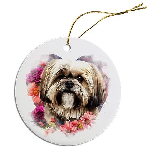 Lhasa Apso Christmas Ornaments - Ornaments