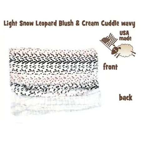 Light Snow Leopard Pet Blanket