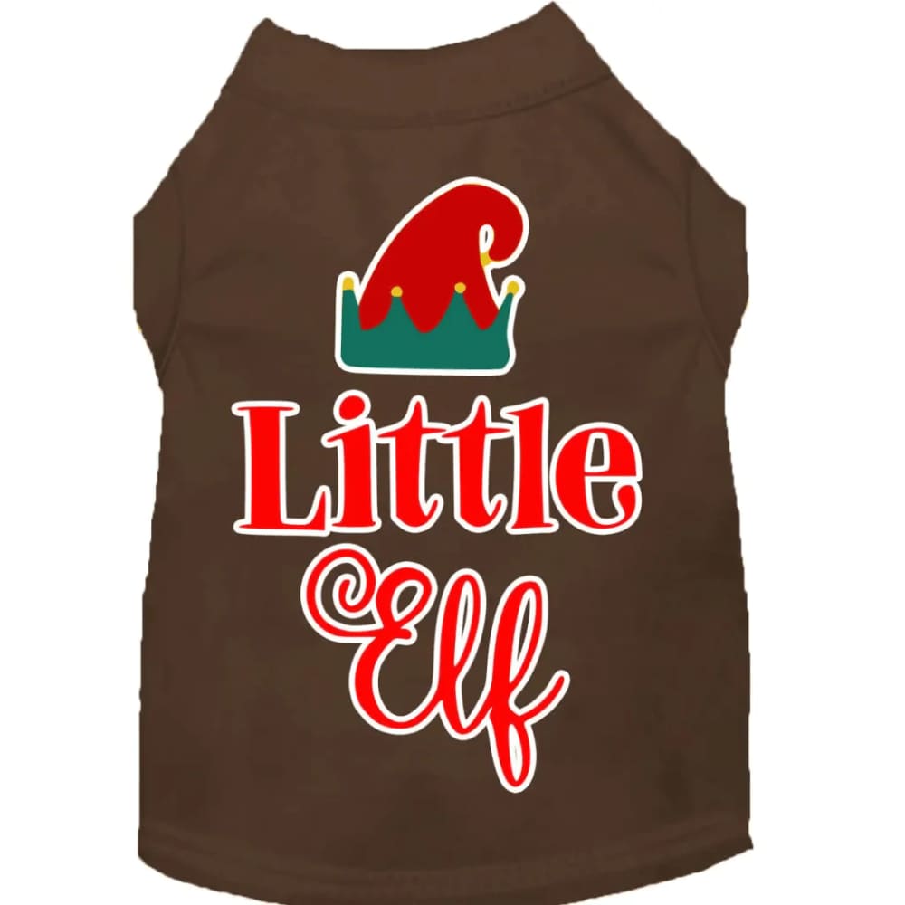 Little Elf Screen Print Pet Shirt - Screen Print Shirts