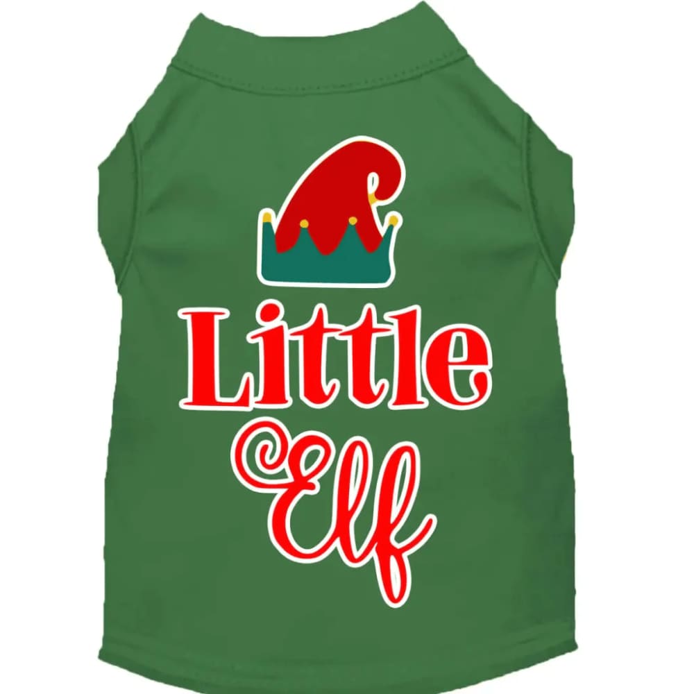 Little Elf Screen Print Pet Shirt - Screen Print Shirts