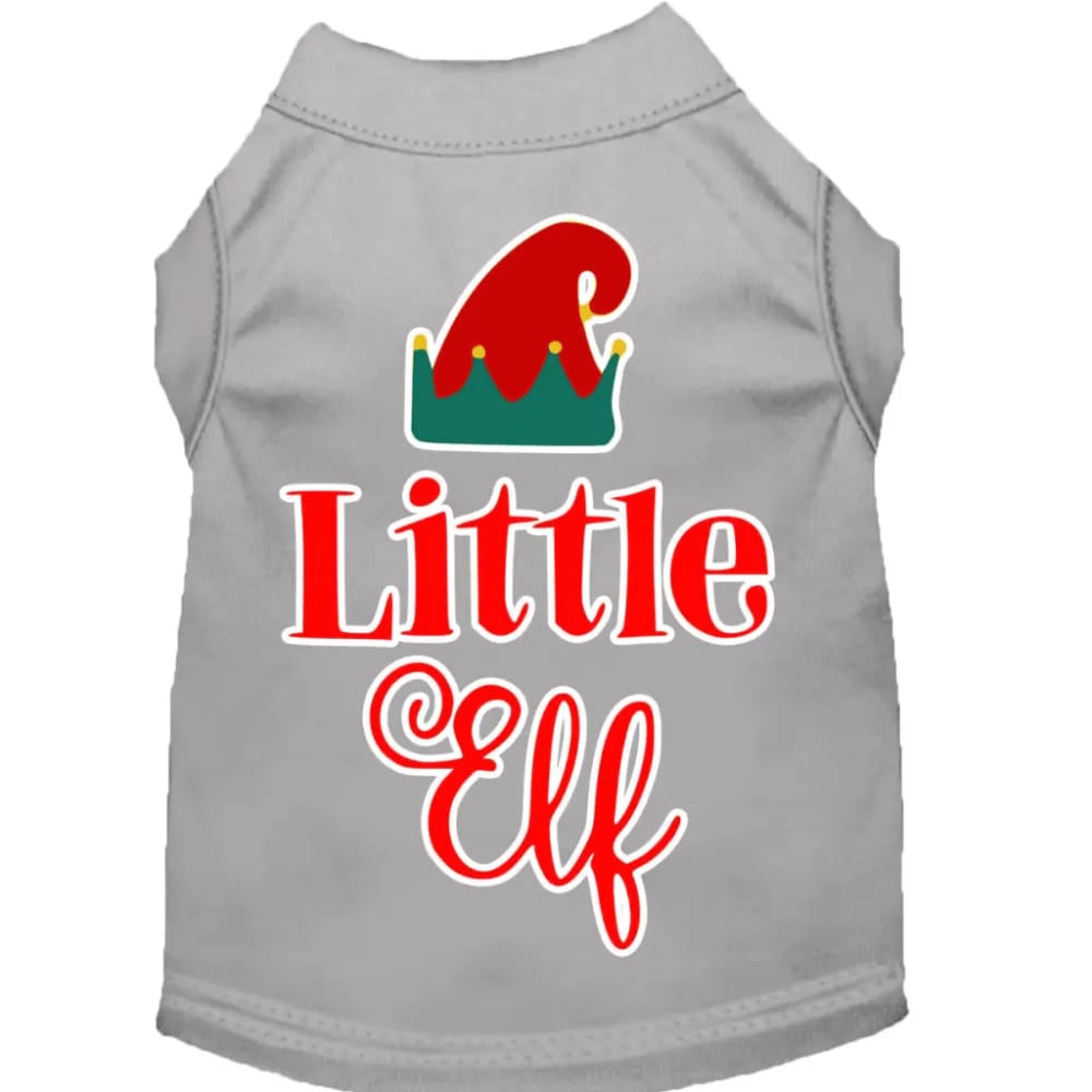 Little Elf Screen Print Pet Shirt - Screen Print Shirts