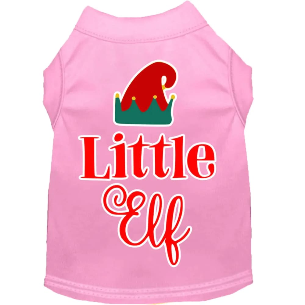 Little Elf Screen Print Pet Shirt - Screen Print Shirts