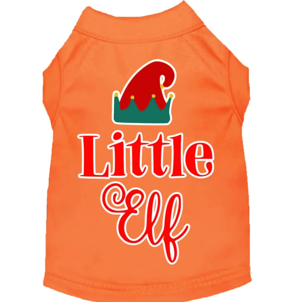 Little Elf Screen Print Pet Shirt - Screen Print Shirts