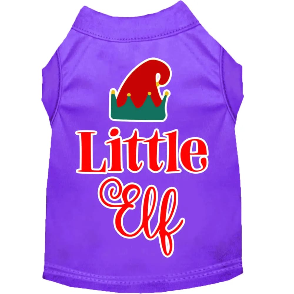 Little Elf Screen Print Pet Shirt - Screen Print Shirts