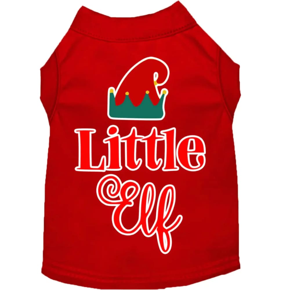 Little Elf Screen Print Pet Shirt - Screen Print Shirts