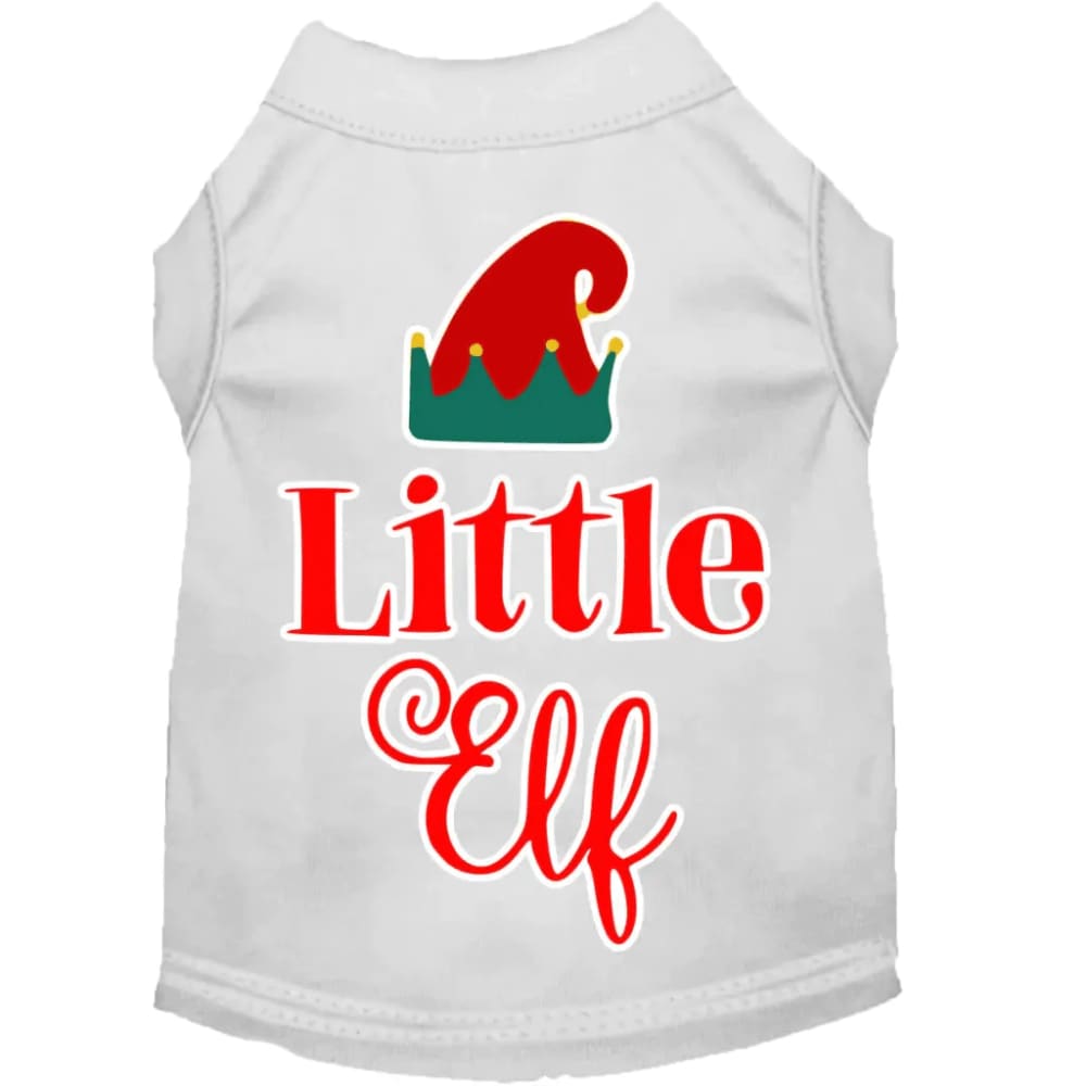 Little Elf Screen Print Pet Shirt - Screen Print Shirts