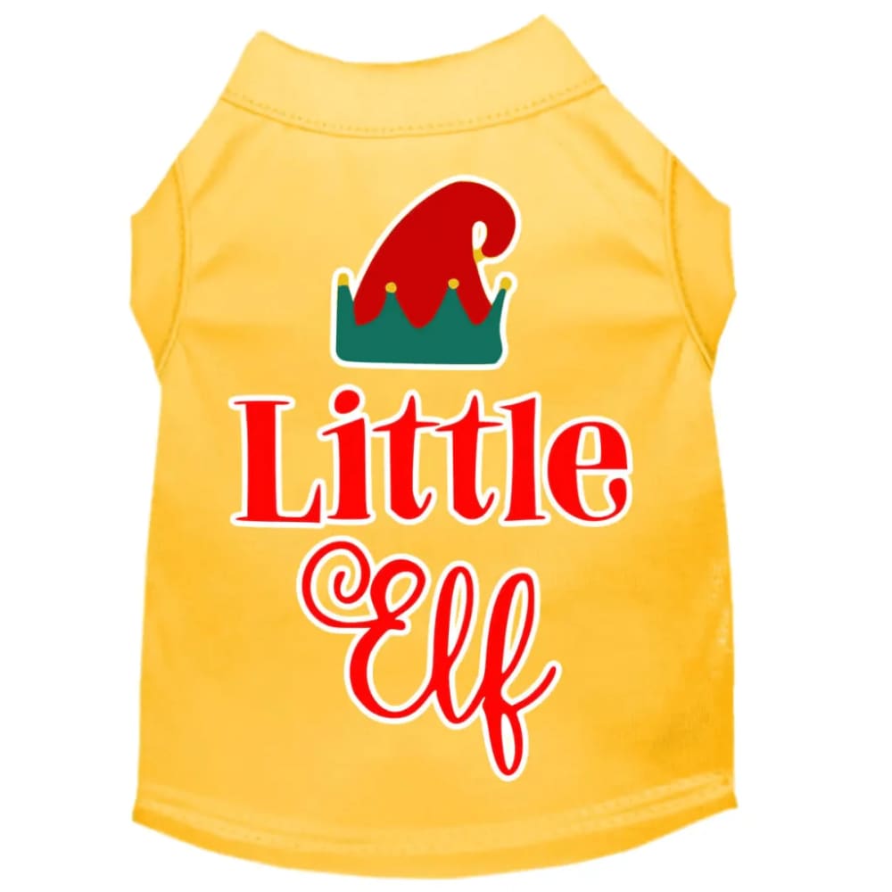 Little Elf Screen Print Pet Shirt - Screen Print Shirts