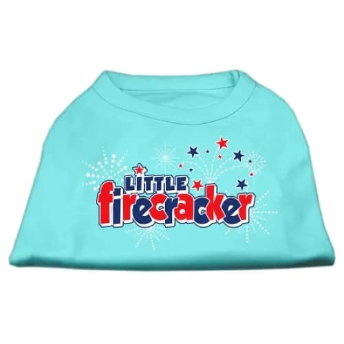 Little Firecracker Screen Print Dog Shirt - Screen Print