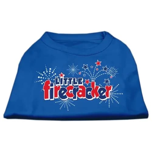 Little Firecracker Screen Print Dog Shirt - Screen Print