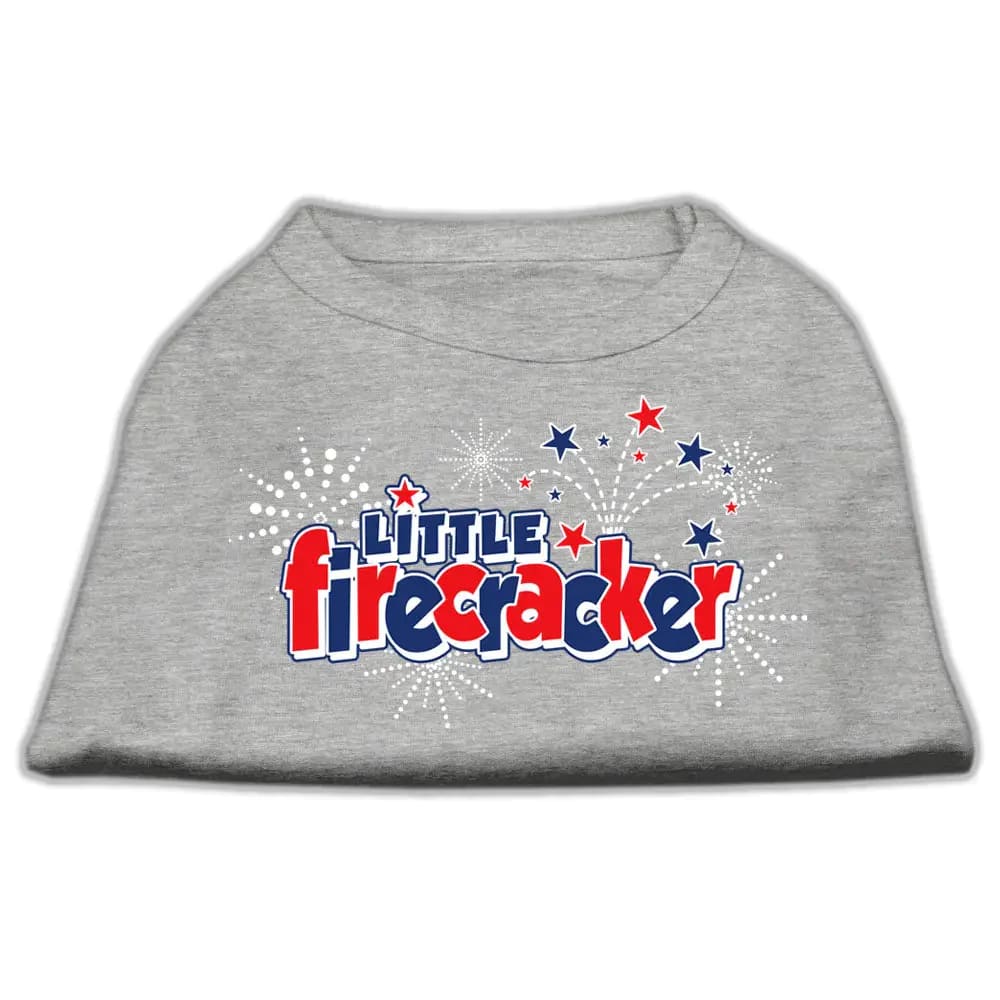 Little Firecracker Screen Print Dog Shirt - Screen Print