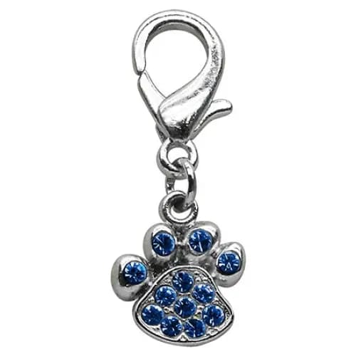 Lobster Claw Rhinestone Paw Pet Collar Charm - Pet Collar