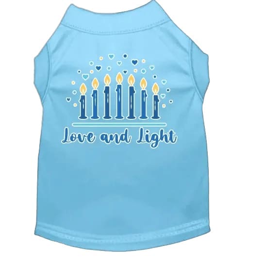 Love and Light Hanukkah Pet Shirt - Hanukkah Shirt