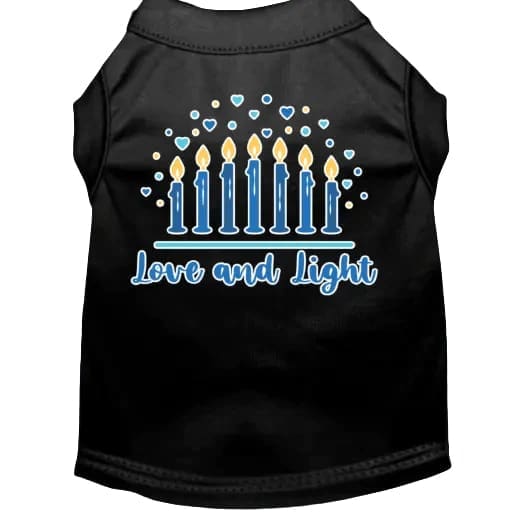 Love and Light Hanukkah Pet Shirt - Hanukkah Shirt