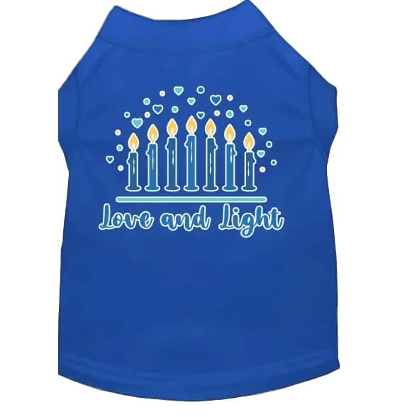 Love and Light Hanukkah Pet Shirt - Hanukkah Shirt