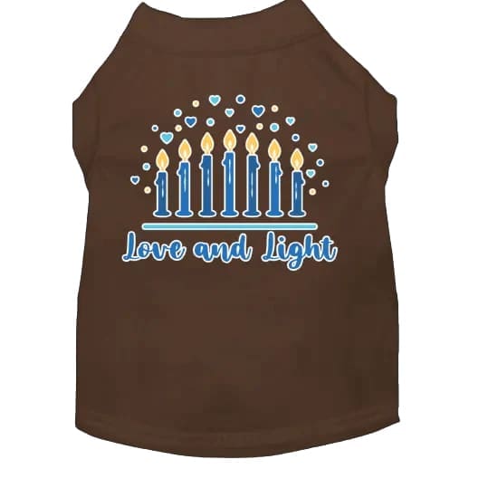 Love and Light Hanukkah Pet Shirt - Hanukkah Shirt