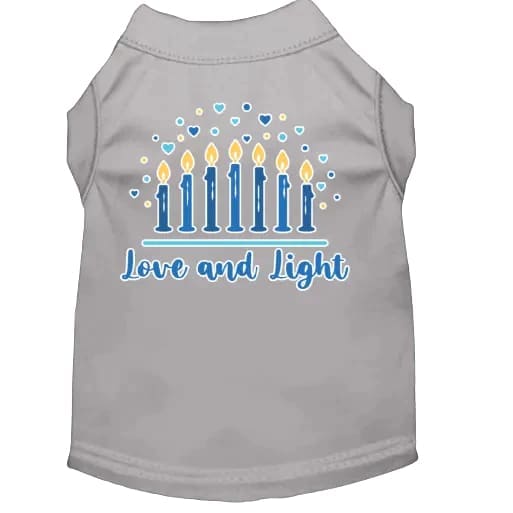 Love and Light Hanukkah Pet Shirt - Hanukkah Shirt