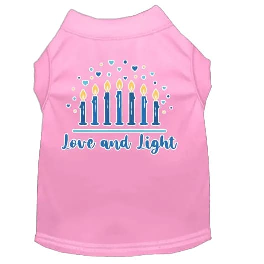 Love and Light Hanukkah Pet Shirt - Hanukkah Shirt