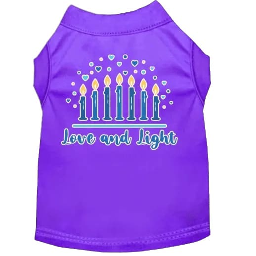 Love and Light Hanukkah Pet Shirt - Hanukkah Shirt