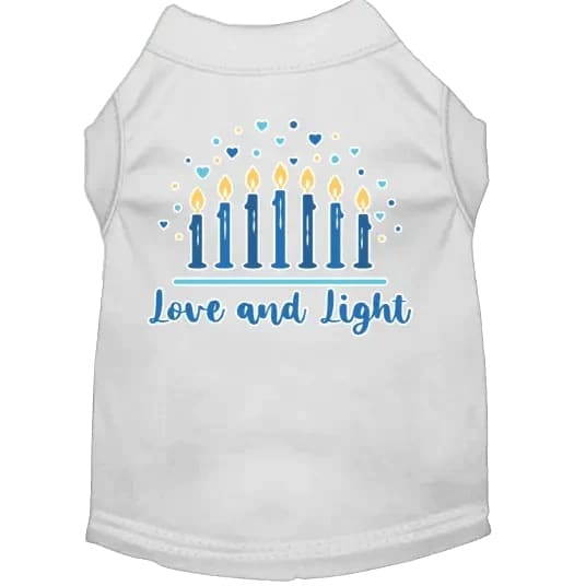 Love and Light Hanukkah Pet Shirt - Hanukkah Shirt