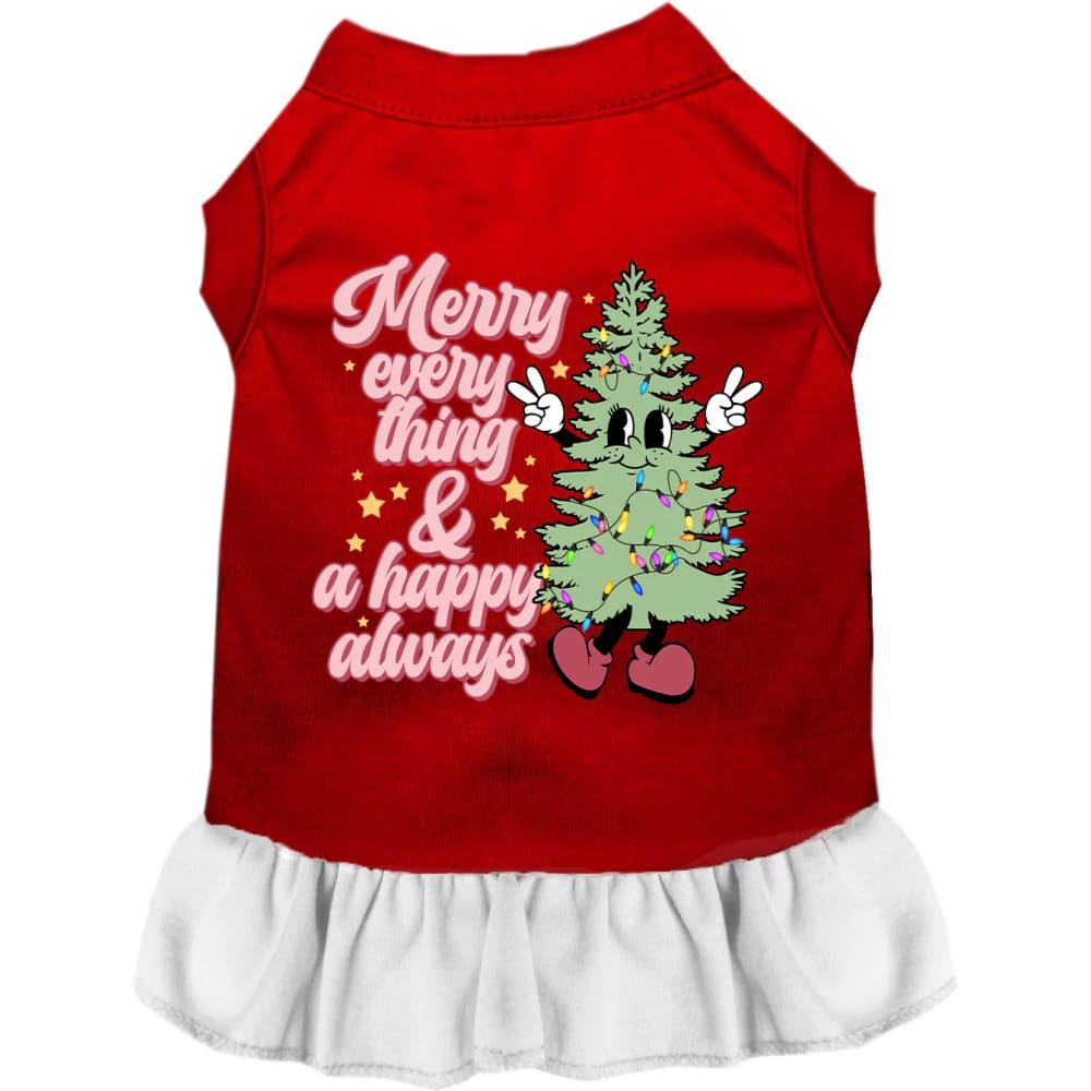 Merry Everything Pet Dress - Screen Print Dog Dresses