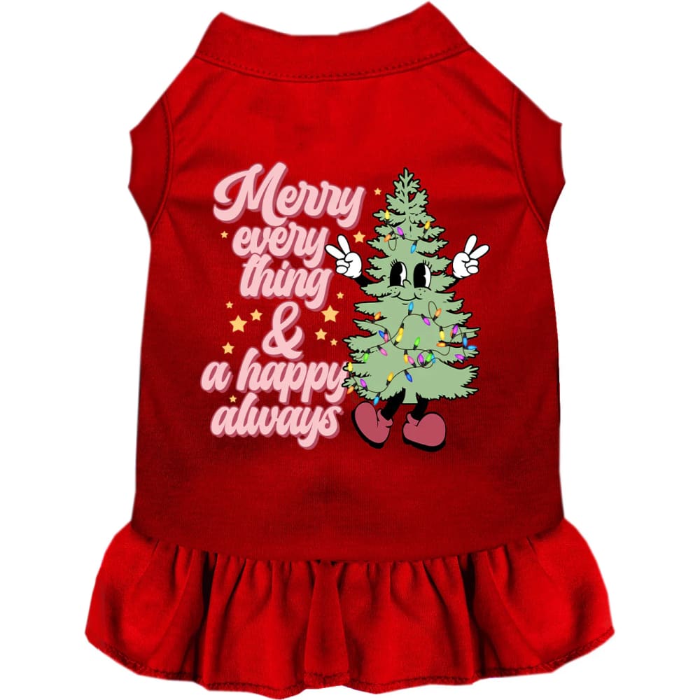 Merry Everything Pet Dress - Screen Print Dog Dresses