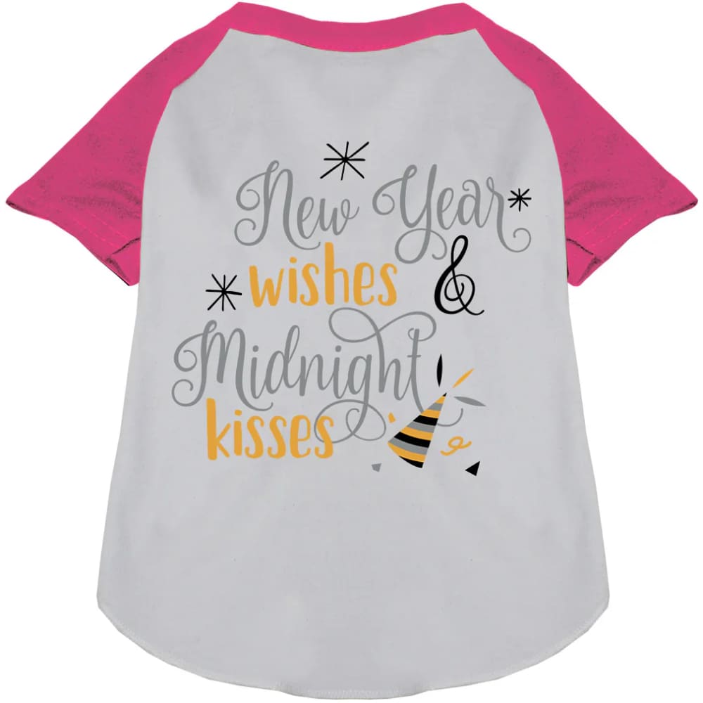 Midnight Kisses Pet Raglan Shirt - Screen Print Shirts