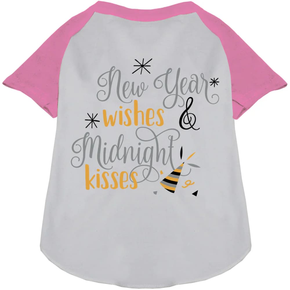 Midnight Kisses Pet Raglan Shirt - Screen Print Shirts