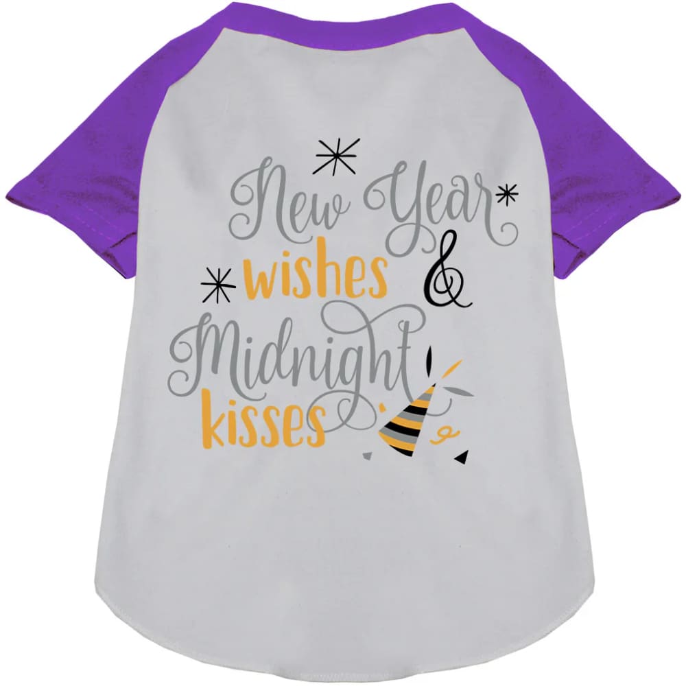 Midnight Kisses Pet Raglan Shirt - Screen Print Shirts