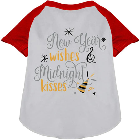 Midnight Kisses Pet Raglan Shirt - Screen Print Shirts