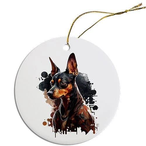 Miniature Pinscher Christmas Ornaments - Ornaments