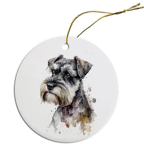 Miniature Schnauzer Christmas Ornaments - Ornaments