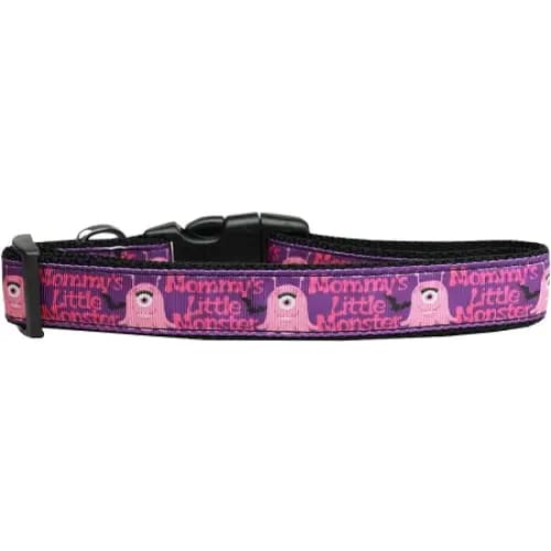 Mommy’s Little Monster Nylon Dog Collar & Leash - Dog