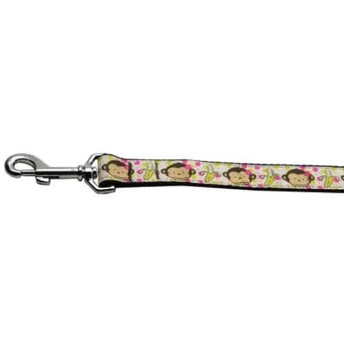 Monkeys And Bananas Nylon Dog Collar & Leash - Dog Collars