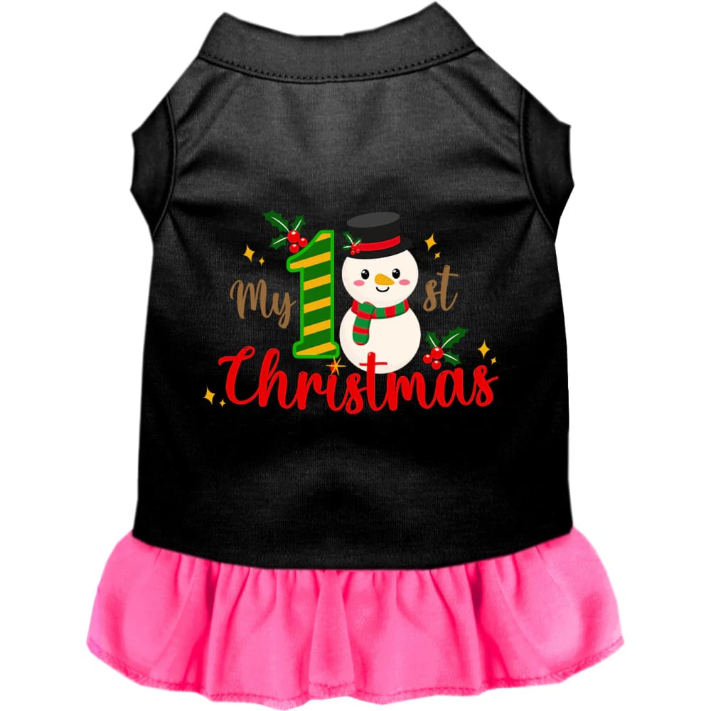 My 1st Christmas Pet Dress - Screen Print Dog Dresses