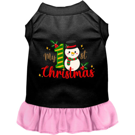 My 1st Christmas Pet Dress - Screen Print Dog Dresses