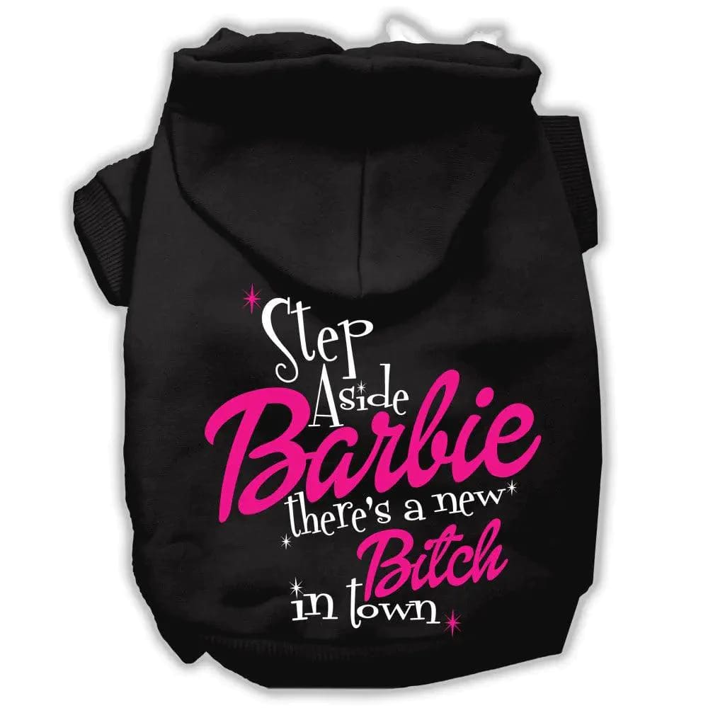 New B*tch In Town Screenprint Dog Hoodie - Pet Hoodies