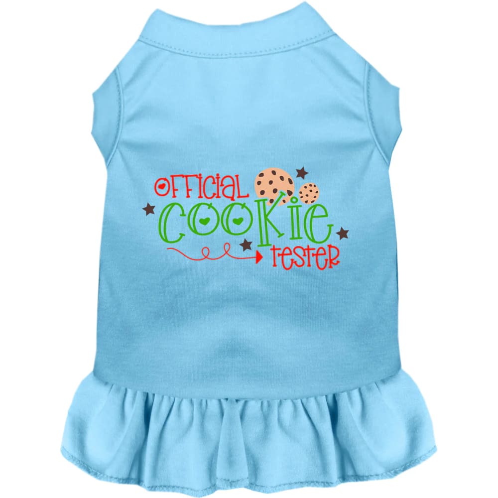 Official Cookie Tester Pet Dress - Screen Print Dog Dresses