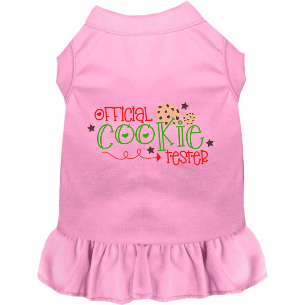 Official Cookie Tester Pet Dress - Screen Print Dog Dresses